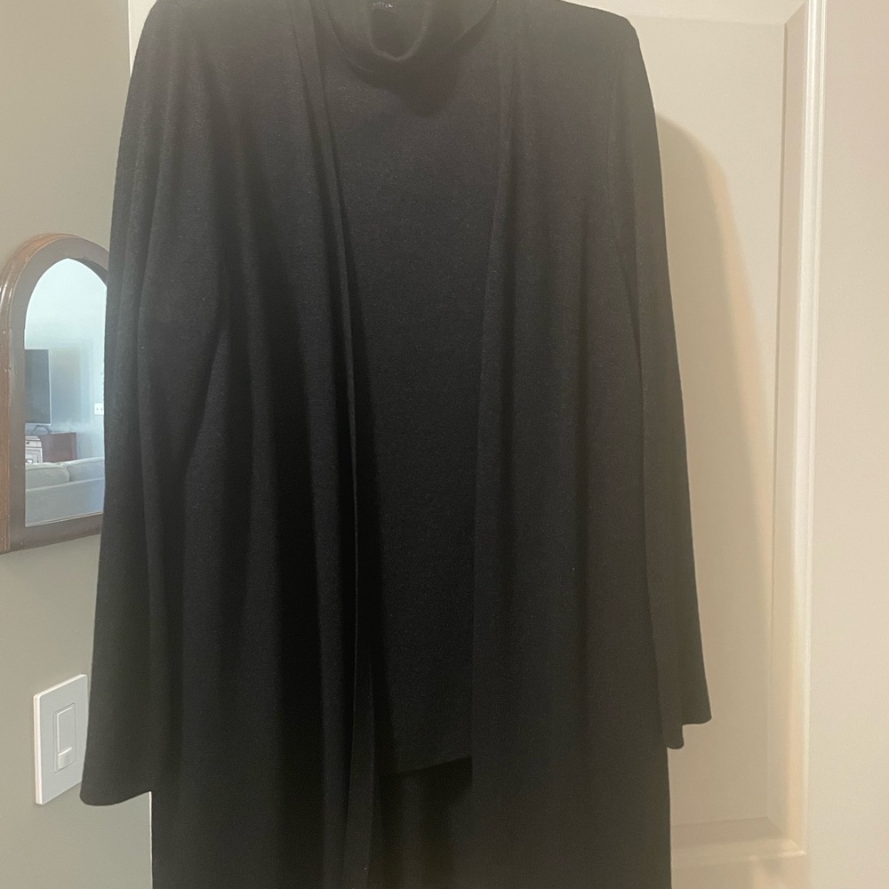 Talbot’s Black Cardigan and Top Set